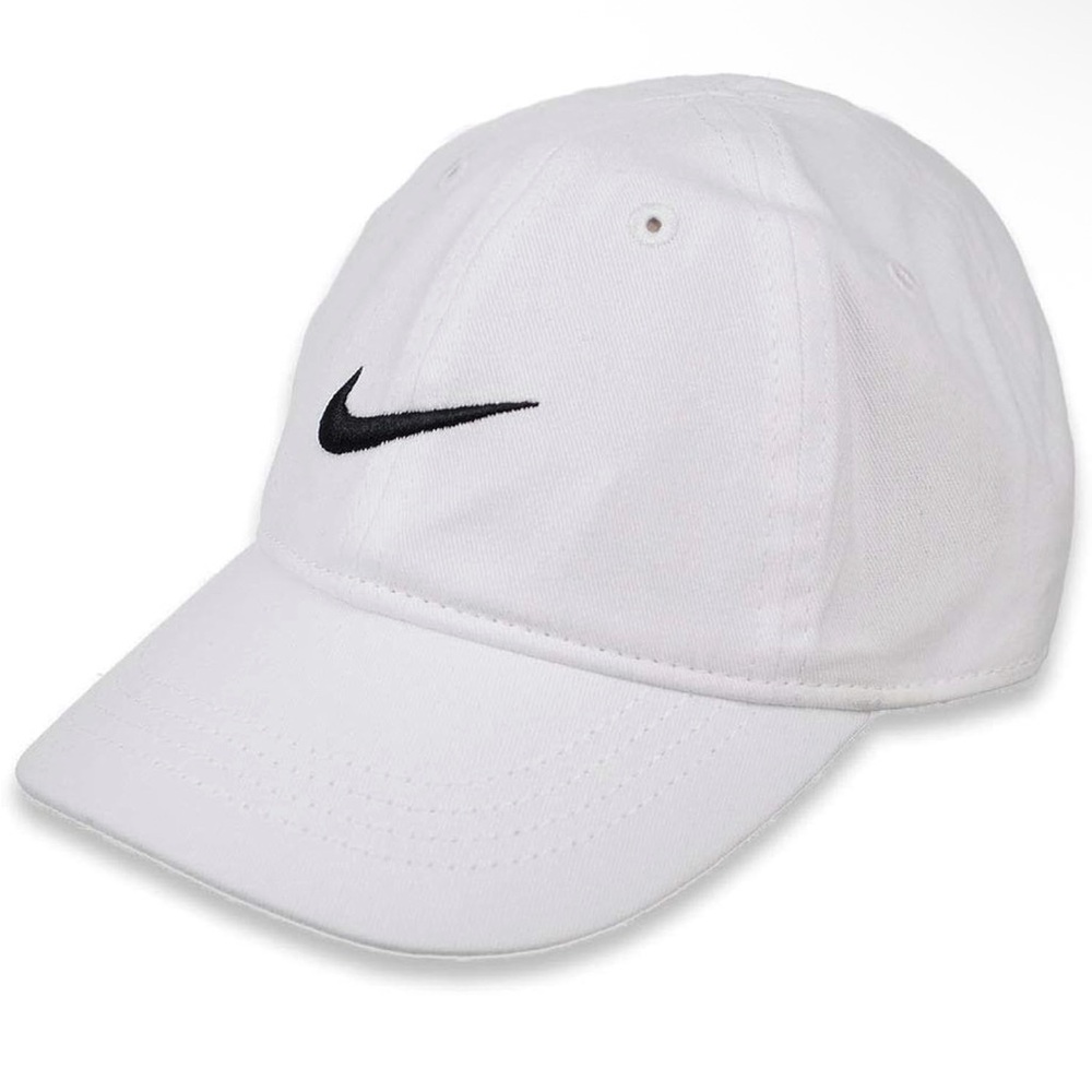 Nike White Cap with Black Logo